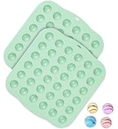 QELEG Semi Sphere Silicone Molds Non-Stick, 2 Pack Silicone Ice Molds with Half Sphere Chocolate,...