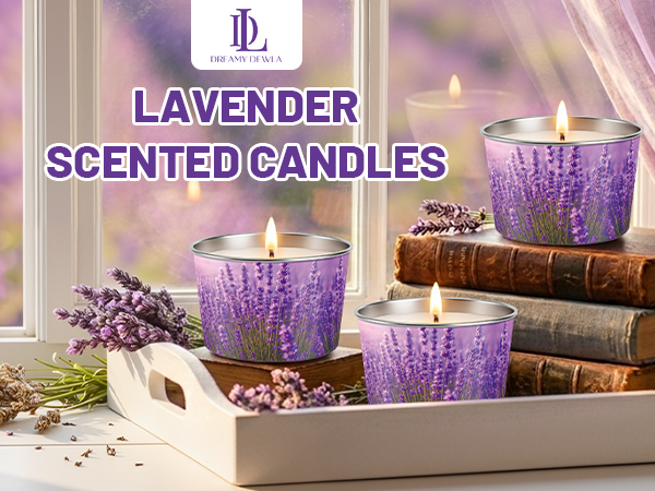 lavender scented candles