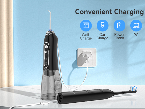 convenient charging water dental flosser