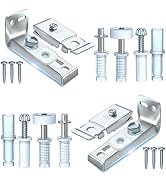 Bifold Door Hardware Repair Kit - 2 Packs Bi-fold Sliding Closet Doors Replacement Parts Include ...