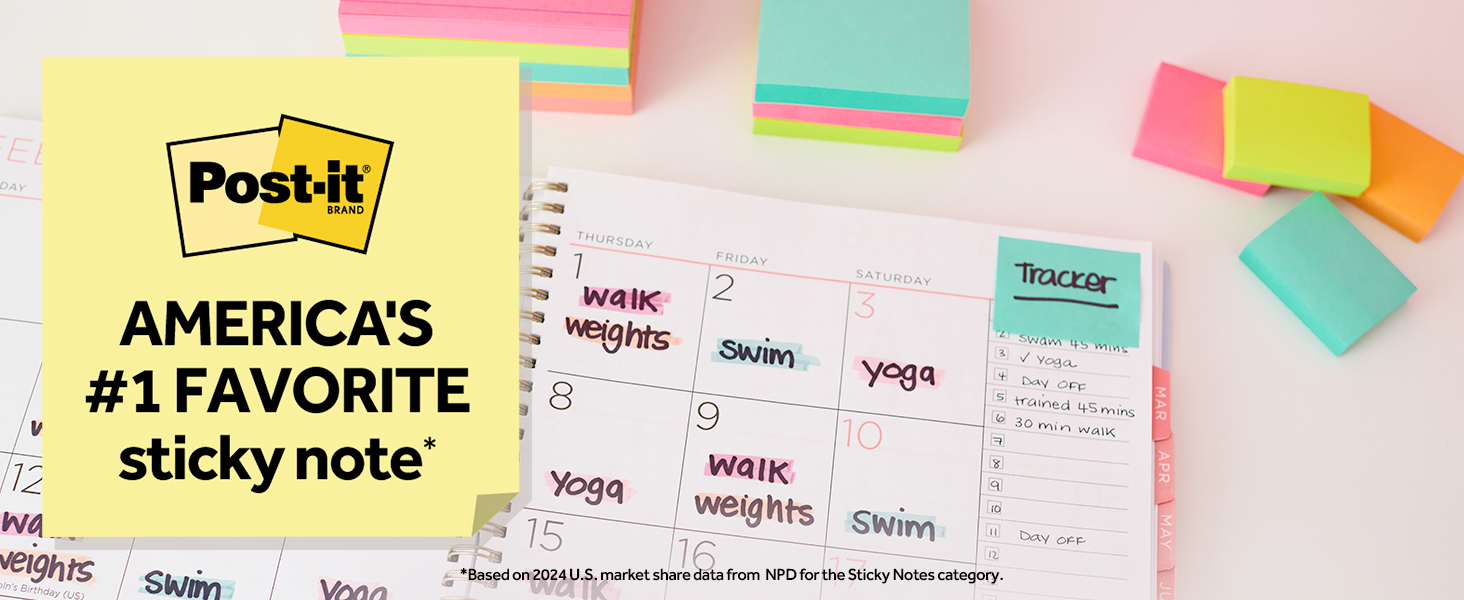 Post-it America's #1 Favorite Sticky Note