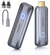 Wireless HDMI Transmitter and Receiver 4K, FIGEBNY Wireless HDMI Extender Sender Kit 2.4G/5G for ...