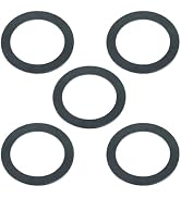 Hicello 1.5in L-Shape O-Ring Gasket 1-1/2" Pool Hose Connector Washer Compatible with Intex Colem...