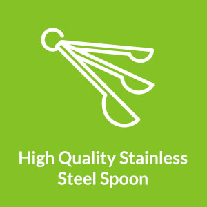stainless steel measuring spoons