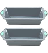 To encounter 9 Inch Silicone Bread and Loaf Pan, 2 Pack Food Grade Nonstick Silicone Molds for Ba...