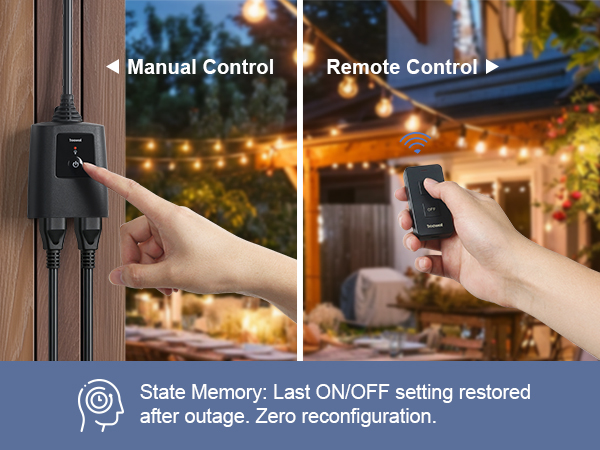 remote outdoor outlet plug