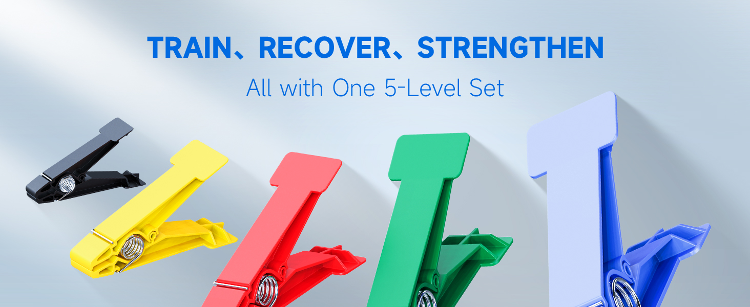 FitBeast Finger Pinch Exerciser Set