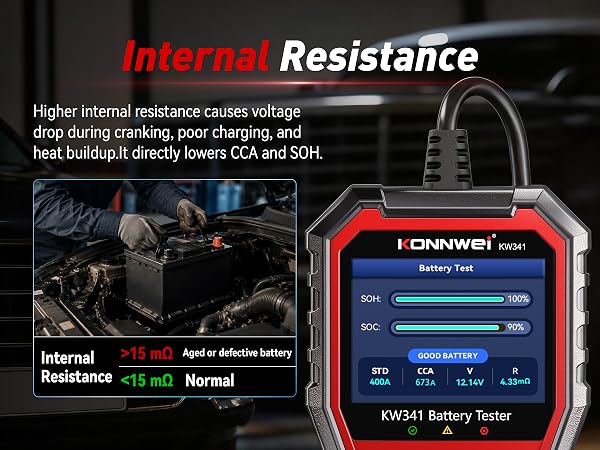 KW341 Battery Tester