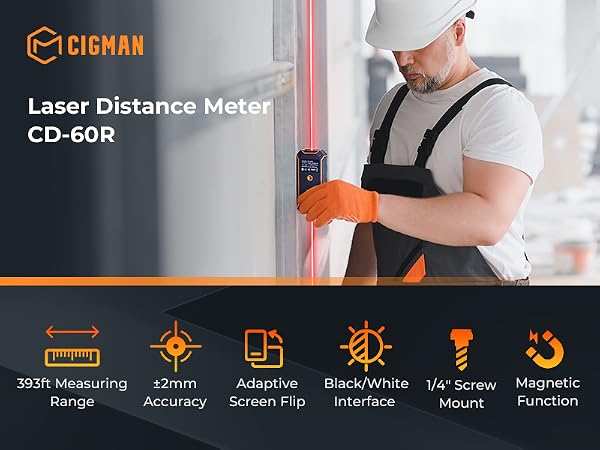Laser measuring tool