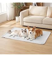ZOMISIA Cooling Blanket for Medium Dogs - Breathable Air-Core Fill Q-MAX>0.4 Lightweight Pet Mat,...