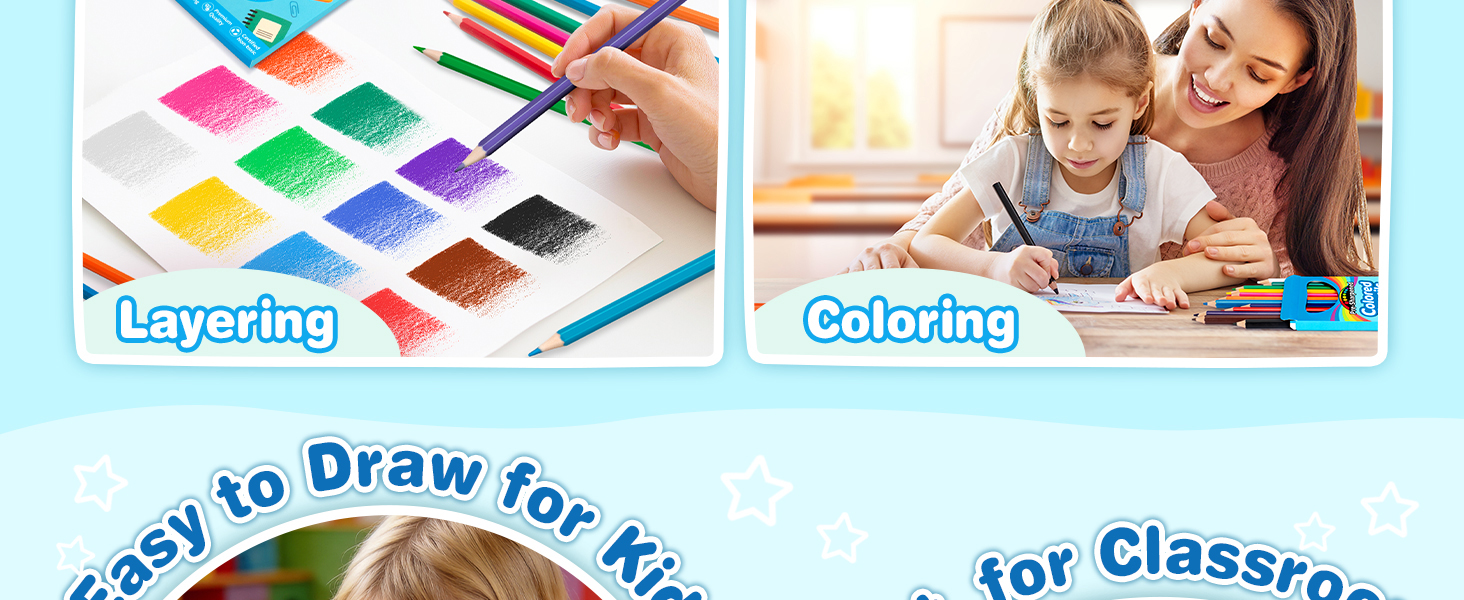colored pencils for Classroom