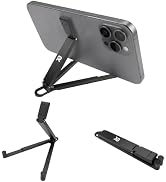 RAYWOWO 20g Portable Pocket Phone Stand, Metal Cell Phone Holder for Desk, Cute Small iPhone Trip...