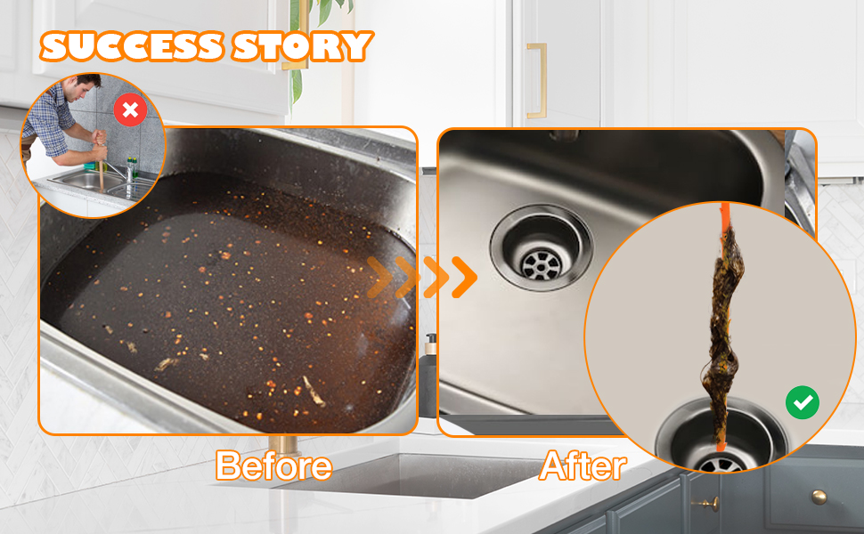 sink snake success story, every household have this hair clog removal tool