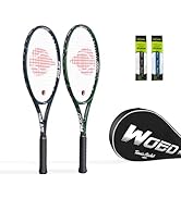 WOED BATENS Adult 2 Player Tennis Racket Perfect for Beginner and Professional Players, 27” Speed...