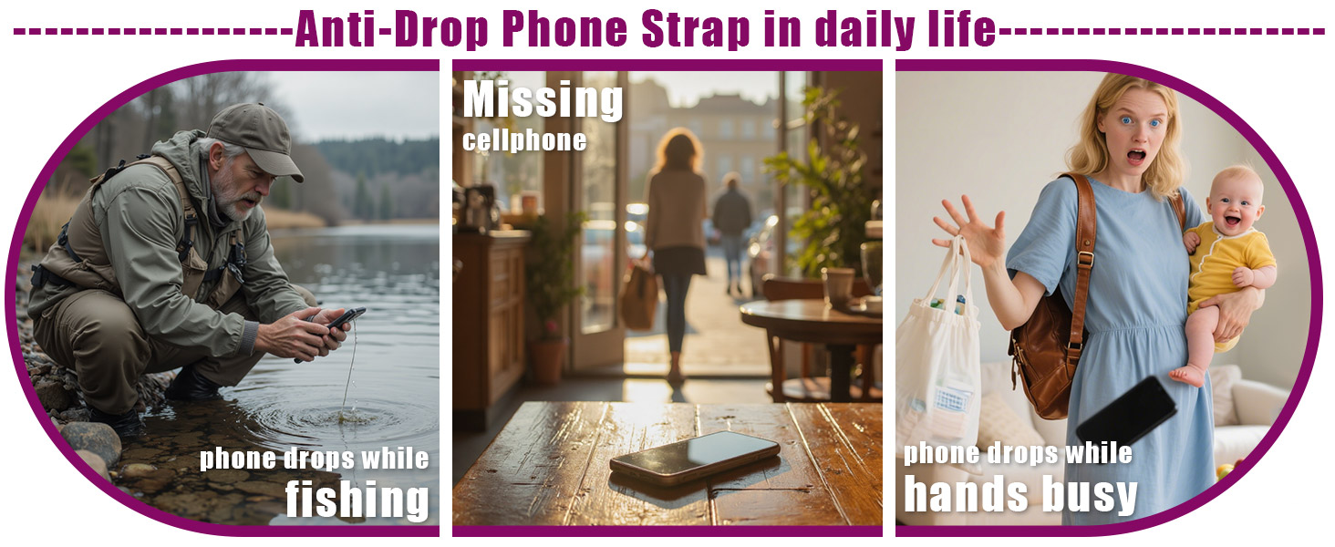 Fanoshon phone lanyard anti drop, anti loss, anti theft