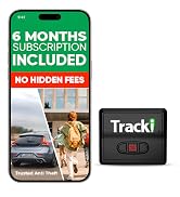 Tracki GPS Tracker for Vehicles – Real-Time 4G LTE Assets & Car Tracking Device with App, Magneti...
