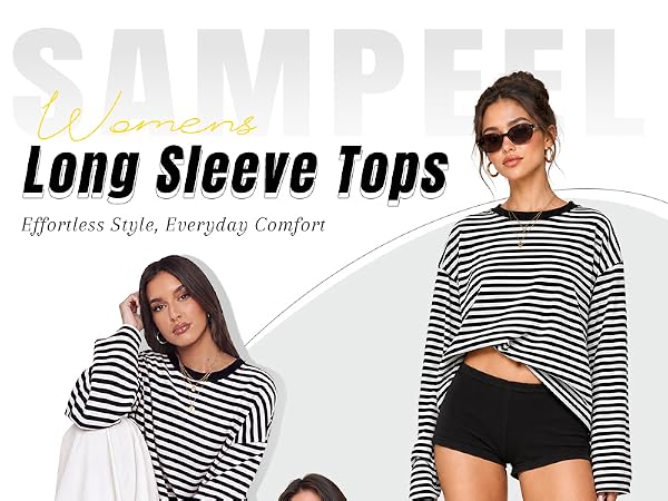 Striped Long Sleeve Shirts