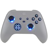 eXtremeRate Multi-Colors Luminated D-pad Thumbsticks Start Back Sync ABXY Buttons for Xbox Series...