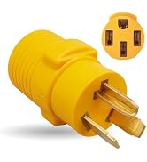 MECMO NEMA 10-30P to 14-50R Tesla EV Charger Adapter Cord for Level 2 EV Charging at Old Dryer So...