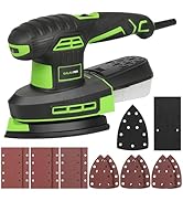 GALAX PRO Multi Function Electric sander,2.0A Powerful Motor,12000OPM Sander with Dust Collection...