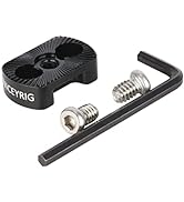 NICEYRIG Rosette Mount Adapter for ARRI Standard M6 X 1.0 for Camera Cage Rosette Side Handgrip -...