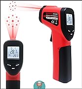 Infrared Thermometer Temperature Gun (NOT for Humans) -58?~1022? (-50?~550?) 9-Point Laser Non-Co...
