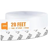20 Ft Door Weather Stripping Door Seal Strip Tape,Silicone Door Draft Stopper,Self Adhesive Showe...