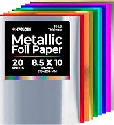 Hygloss Products Metallic Foil Paper - Great for Arts & Crafts, Classroom Activities & Artists - ...
