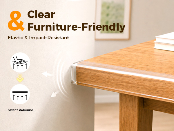 corner guards, furniture edge protector anti collision furniture tape clear edge guard