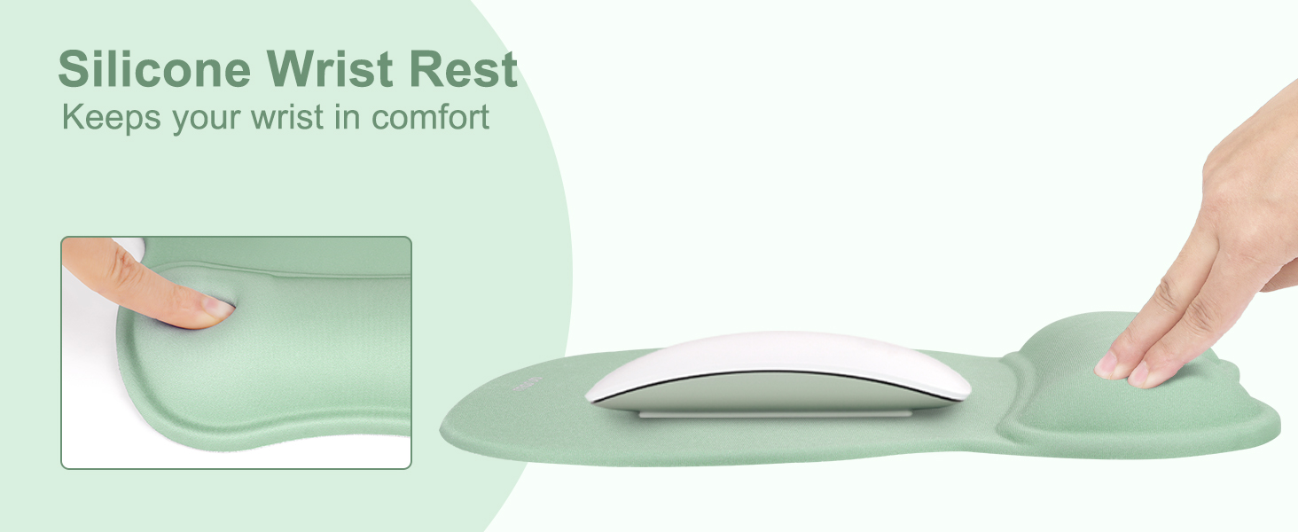 Ergonomic Memory Foam Wrist Rest for Laptop, Computer