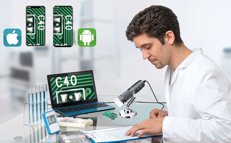 Cainda WiFi Digital Microscope