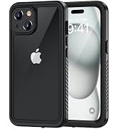 Lanhiem for iPhone 15 Plus Case, IP68 Waterproof Dustproof Shockproof Cases with Built-in Screen ...