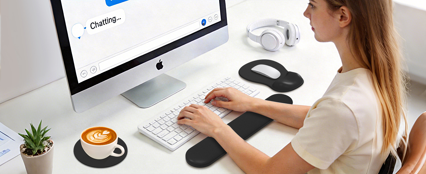 wrist support for keyboard and mouse