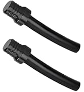 Ohleats 2PCS Breather Hose Gas Fuel Tank Cap, One Way Valve, Black, Black Hose