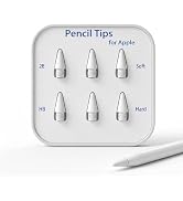 JEDOUBAL for Apple Pencil Tip Replacement for Apple Pen Tips 1st/2nd/3rd Generation & Pro Tips iP...