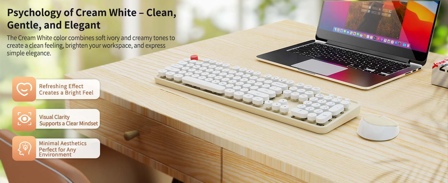 stylish wireless keyboard and mouse