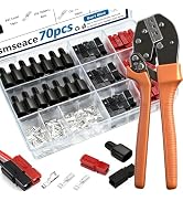 smseace 70Pcs Power Connectors with Crimping Tool 15/30/45 Amp Power Connectors with PVC Cover 1....