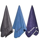 Wuwahold Microfiber Gym Towels for Exercise Fitness, Sports, Workout, 380-GSM 15-Inch x 31-Inch B...