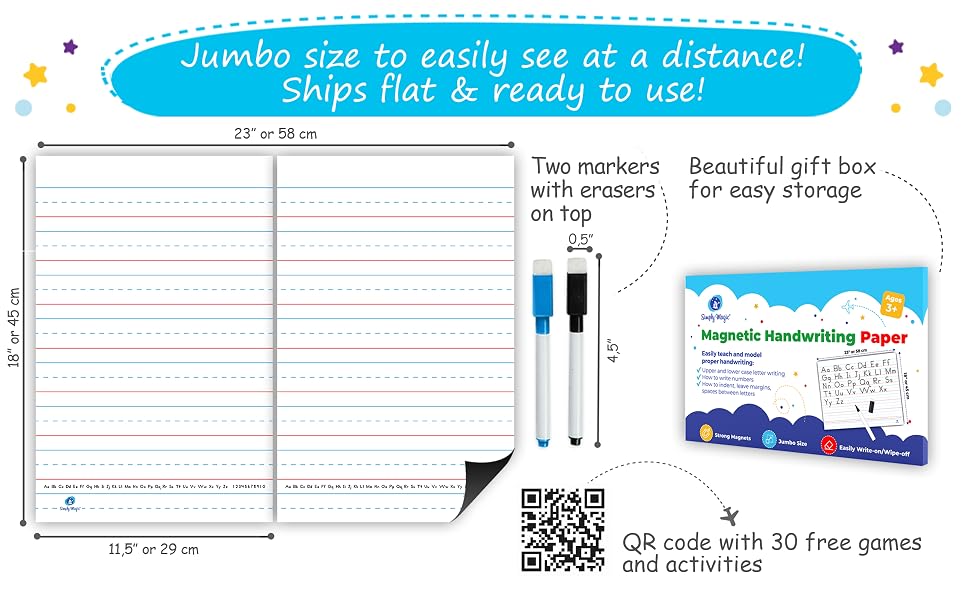 dry erase magnetic notebook paper