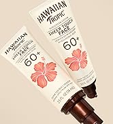 Hawaiian Tropic Sheer Touch Face Sunscreen Lotion SPF 60, Travel Size