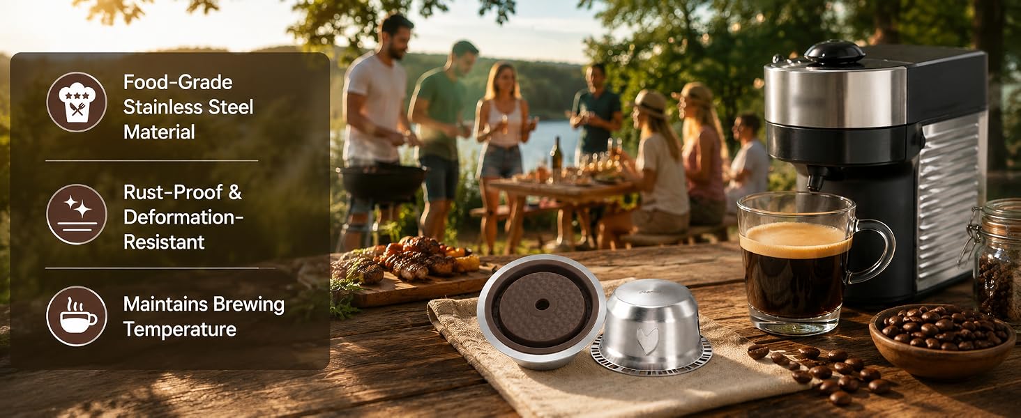 Refillable Coffee Capsule