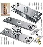 Heavy Duty Hidden Pivot Hinges 300LB Stainless Steel for Murphy Door Bookshelf Secret Room Invisi...