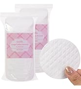 ICOTLE Extra Large Cotton Rounds, Diameter 3.14", 100% Pure Cotton Pads, Soft and Lint-Free, for ...