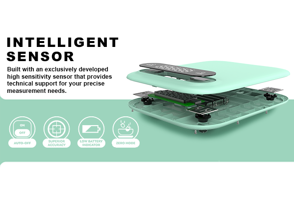 Highly accurate digital food kitchen scale