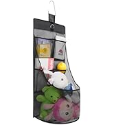 ALYER Hanging Mesh Bathroom Organizer,Durable Shower Caddy,Net Storage Bag for Closet Nursery Off...