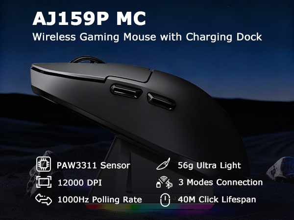 wireless gaming mouse