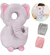 Toddler Baby Head Protection & Baby Knee Pads for Crawling and Walking, Babies Head Safety Pad Cu...