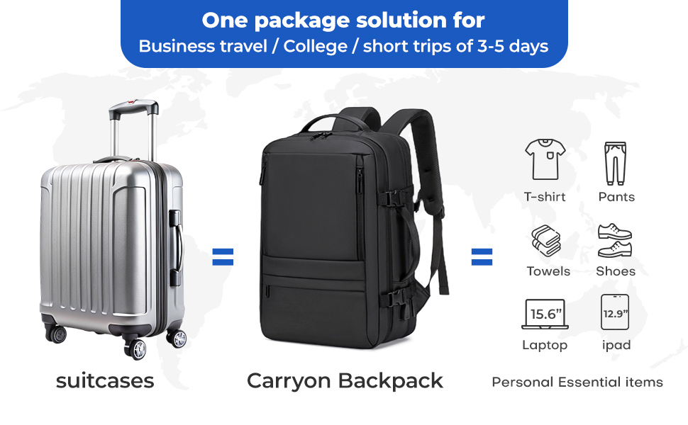 backpack carry on luggage backpack luggage for travel pakt travel backpack