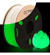 CCTREE 3D Printer Glow in The Dark TPU Filament 1.75mm, Shore 95A Hardness TPU, Flexible Soft Fil...