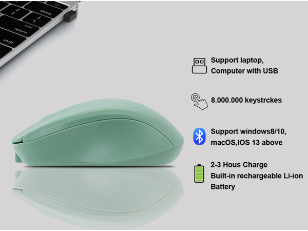 Bluetooth Mode is compatible with Windows,Android,and MAC OS .
